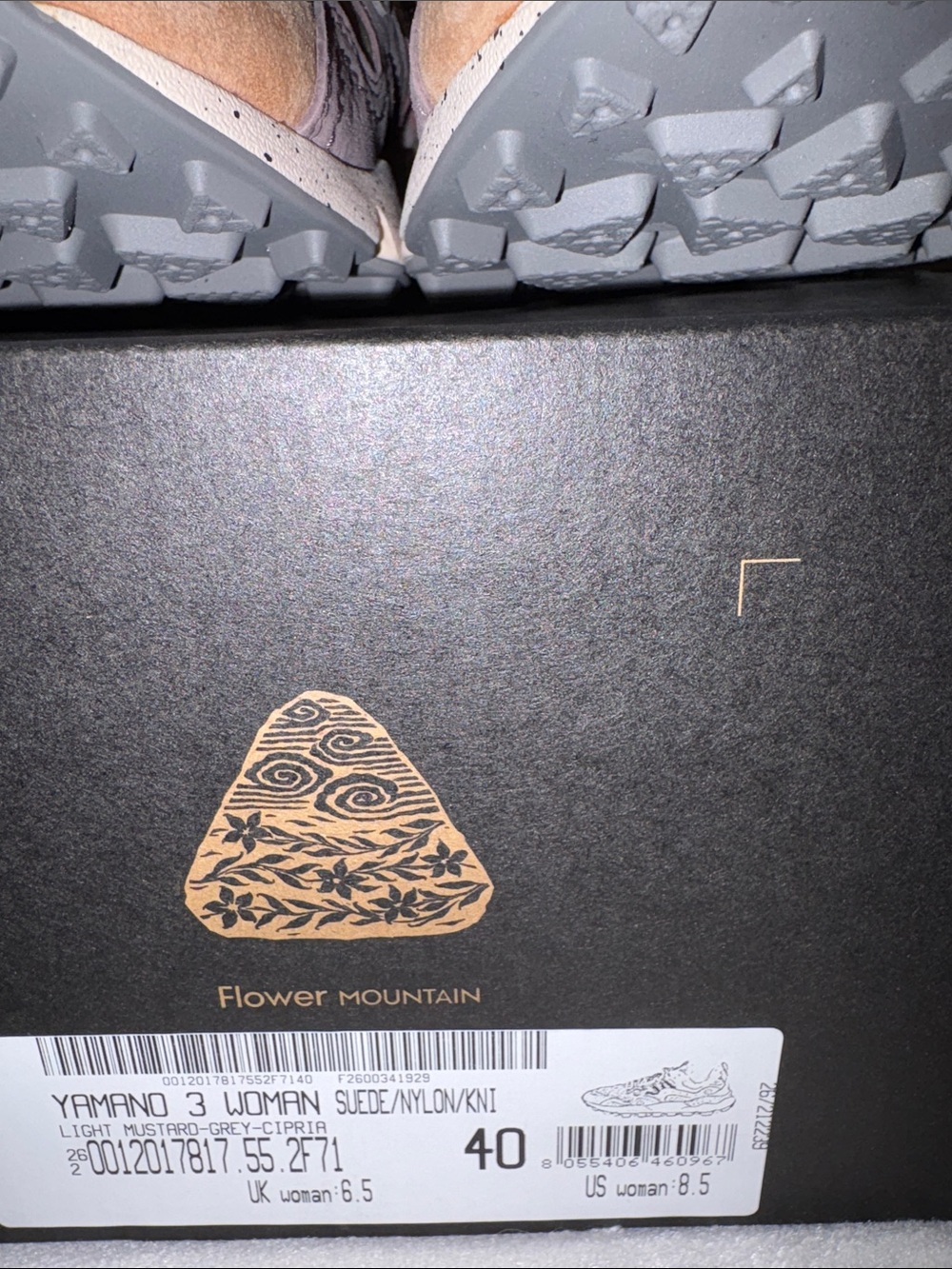 NWT Flower Mountain Yamano 3 Sneaker in Leopard- Light Mustard - Grey - Cipria - Picture 10 of 16